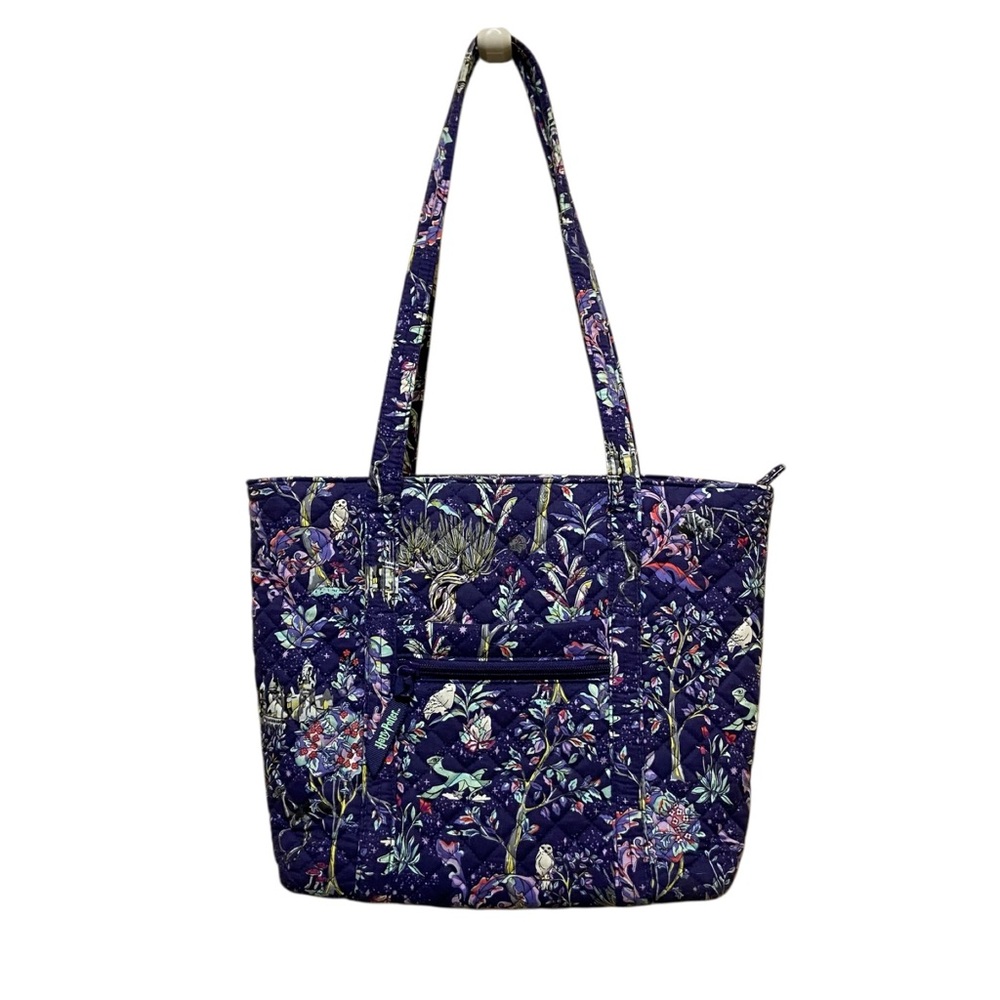 Vera Bradley Harry Potter Forbidden Forest Tote 15” Quilted Purple
